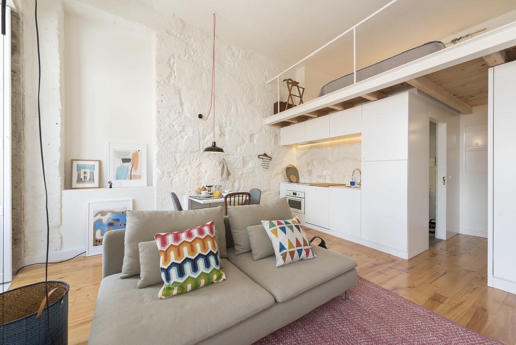 Lovelystay - Cativo Mezzanine Studio Porto Luaran gambar